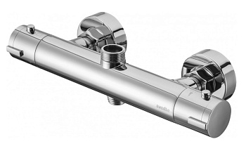 Смеситель термостат для душа Swedbe Hermes, с верхним подключением семейного душа